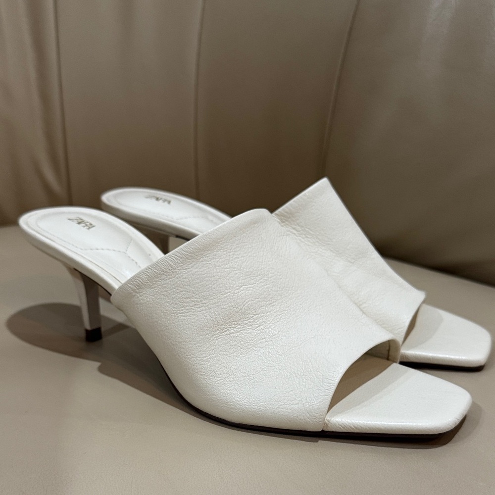 Zara Cream Women's Mules